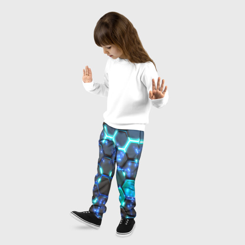 Детские брюки 3D Броня из энерго-гексагонов - фото 3