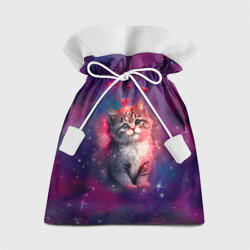 Подарочный 3D мешок Космически котенок