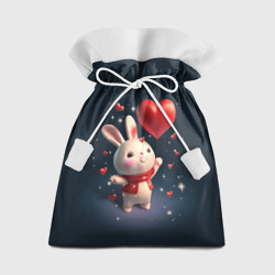 Подарочный 3D мешок Кролик с шариком