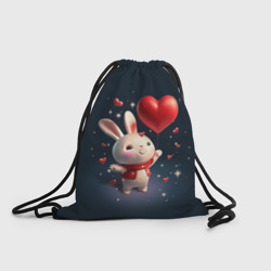 Рюкзак-мешок 3D Кролик с шариком