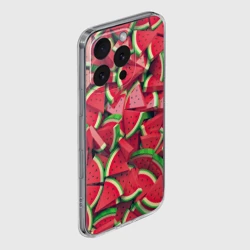 Чехол для iPhone 16 Pro Max силиконовый с защитой камеры Попробуй арбуз - фото 2