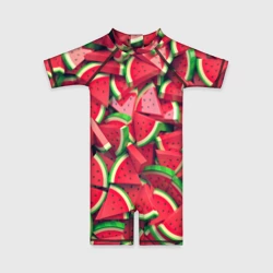 Детский купальный костюм 3D Попробуй арбуз