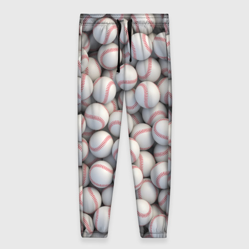 Женские брюки 3D Бейсбольные мячи, цвет 3D печать