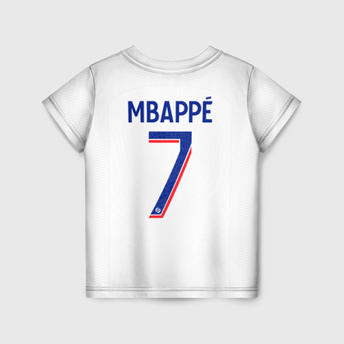 Детская футболка 3D Килиан Мбаппе форма PSG 22-23, цвет 3D печать - фото 2
