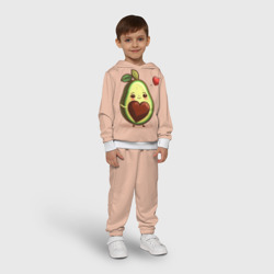 Детский костюм с толстовкой 3D Влюбленная авокадо - парные - фото 2