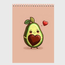 Скетчбук Влюбленная авокадо - парные