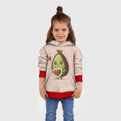 Детская толстовка 3D Влюбленный авокадо - парные - фото 2