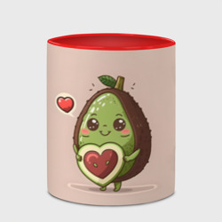 Кружка с полной запечаткой Влюбленный авокадо - парные - фото 2