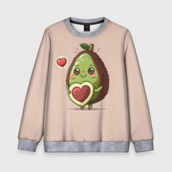 Детский свитшот 3D Влюбленный авокадо - парные