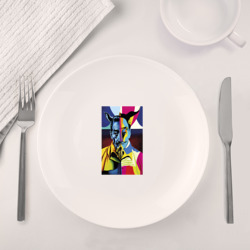 Набор: тарелка + кружка Salvador Dali - neural network - pop art - фото 2