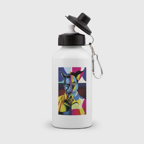 Бутылка спортивная Salvador Dali - neural network - pop art