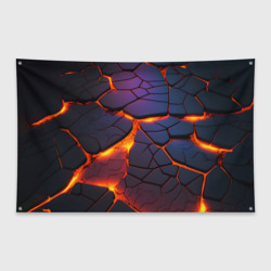 Флаг-баннер Неоновая лава - течение