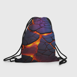 Рюкзак-мешок 3D Неоновая лава - течение