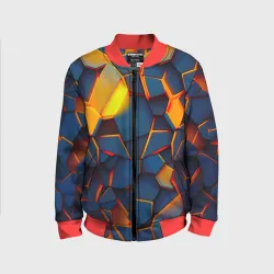 Детский бомбер 3D Плитки со свечением