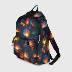 Рюкзак 3D Светящиеся цветы