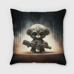 Подушка 3D Cute Animal with a gun