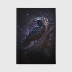 Обложка для автодокументов Ворон во мраке