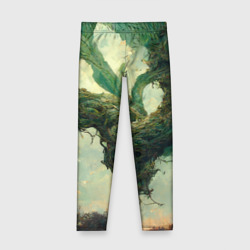 Детские леггинсы 3D Рисунок нейросети