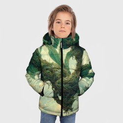Зимняя куртка для мальчиков 3D Рисунок нейросети - фото 2