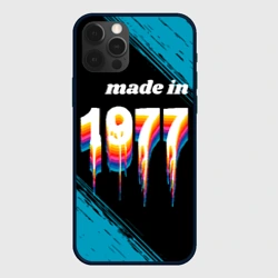 Чехол для iPhone 12 Pro Max Made in 1977: liquid art