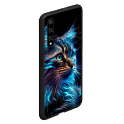 Чехол для Honor 20 Неоновый кот искрящий молниями - фото 2
