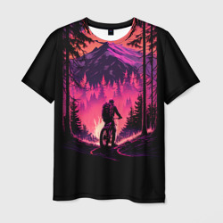 Велопрогулка на закате – Мужская футболка 3D с принтом купить со скидкой в -26%