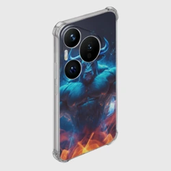 Чехол для Huawei Pura 70 Pro Накаченный бык - фото 2