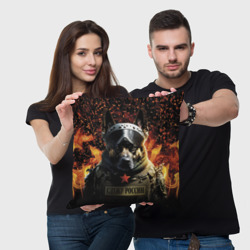Подушка 3D Овчарка солдат - фото 2