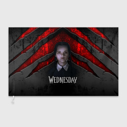 Флаг 3D Wedneday black and red