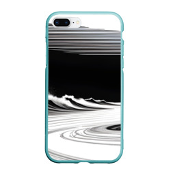 Чехол для iPhone 7Plus/8 Plus матовый Ураган линий