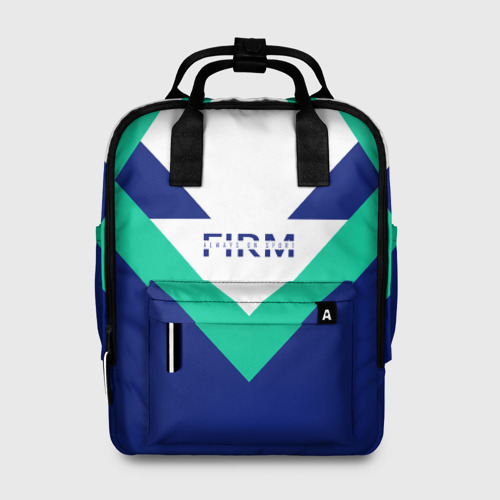 Женский рюкзак 3D с принтом Спорт 90х FIRM, вид спереди #2