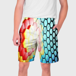 Мужские шорты 3D Shape abstract color
