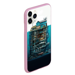 Чехол для iPhone 11 Pro Max матовый Подводный дом - фото 2