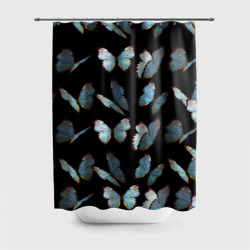 Штора 3D для ванной Butterflies pattern