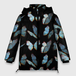 Женская зимняя куртка Oversize Butterflies pattern