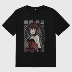 Женская футболка хлопок Oversize Куруми