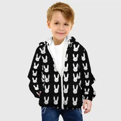 Детская куртка 3D Bunny pattern black - фото 2