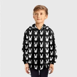 Детская ветровка 3D Bunny pattern black - фото 2