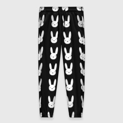 Женские брюки 3D Bunny pattern black