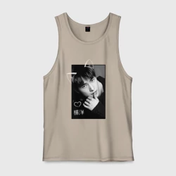 Мужская майка хлопок Котик Ян Ян