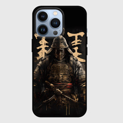 Чехол для iPhone 13 Pro Самурай и надписи