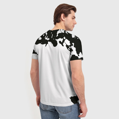 Мужская футболка 3D с принтом Щука мем, вид сзади #2