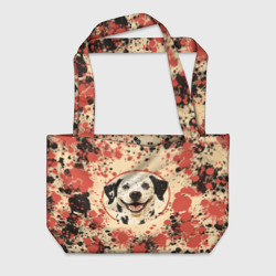 Пляжная сумка 3D Счастливая собака