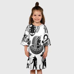 Детское платье 3D Египетские знаки - фото 2