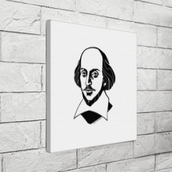 Холст квадратный Портрет Шекспира - фото 2