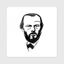 Магнит виниловый Квадрат Dostoevsky