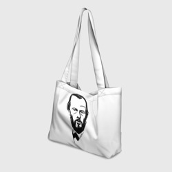 Пляжная сумка 3D Писатель Федор Достоевский - фото 2