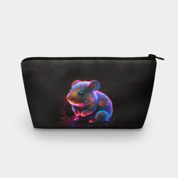 Косметичка 3D Неоновый хомячок