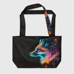 Пляжная сумка 3D Лиса красками