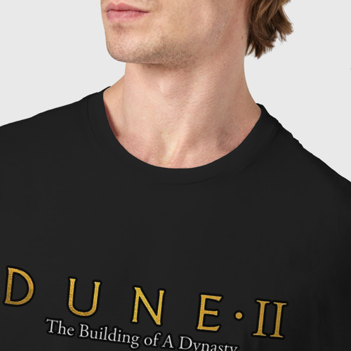 Мужская футболка хлопок Dune 2 - building of a dynasty, цвет черный - фото 6